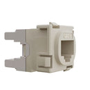 Certech Cat6 RJ-45 UTP Wall Plate Jack - White 6pc