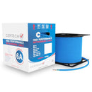 Certech Cat6A 10G F/UTP Solid Cable LSZH - Blue