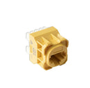 Certech Cat6 RJ-45 UTP Wall Plate Jack - Yellow