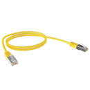 Certech Cat6A 26AWG S/FTP Patch Lead LSZH - Yellow