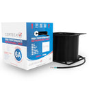 Certech Cat6A 10G F/UTP Solid Cable LSZH - Black