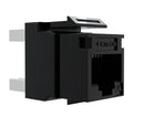 CERTECH Cat6A UTP Keystone Jack, Punch Down / Rapid Tool Termination, Rear Entry