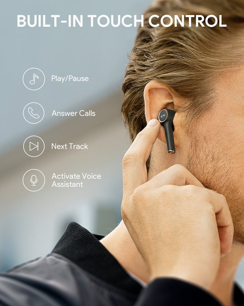 Key Series T18NC Active Noise-cancelling True Wireless Earbuds Hi-Fi Quality Sound
