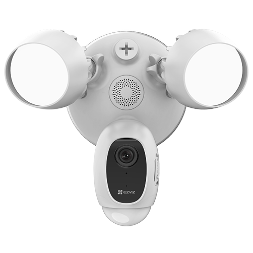Ezviz LC1C 2MP 1080p White Smart Floodlight Wi-Fi Camera & Alarm System